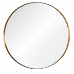 Brushed Gold Framed Round Mirror 800 Brushed Gold Framed Round Mirror 800